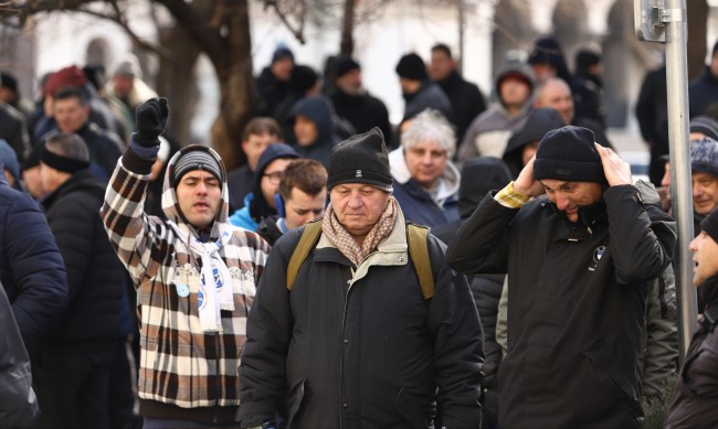 Протест на градския транспорт в София