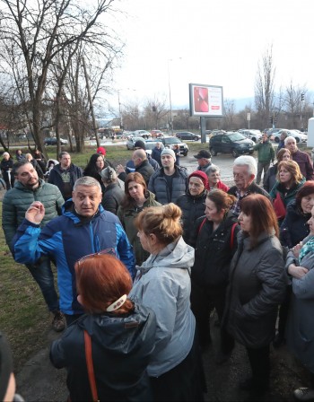 В кадър: Жителите на "Мусагеница" отново на протест