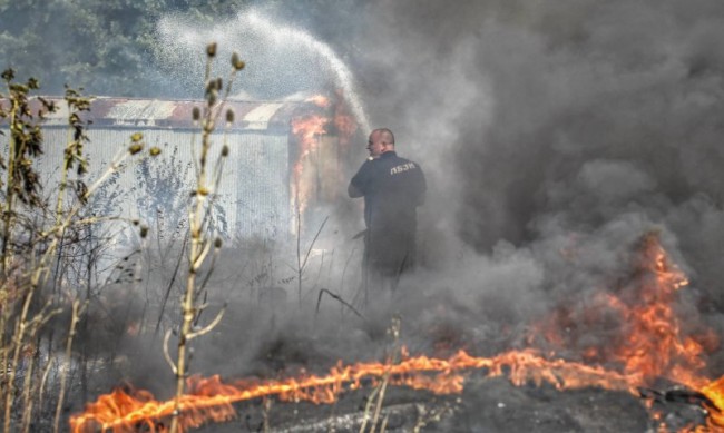 Бедствено положение заради пожарите в област Хасково