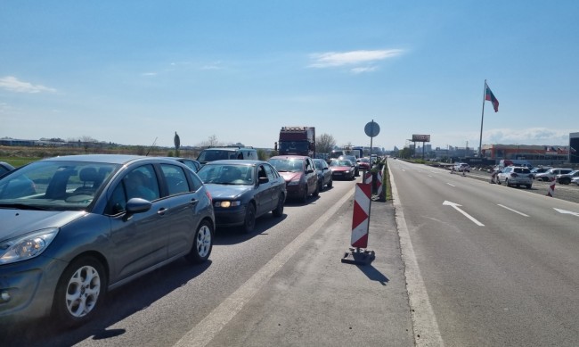 Затруднения при движение на магистрала "Тракия"