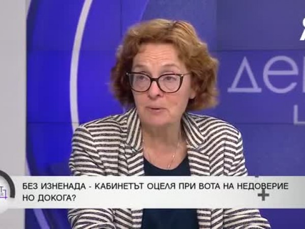 Проф. Коларова: Опозицията претендира за по-голямо влияние, отколкото има