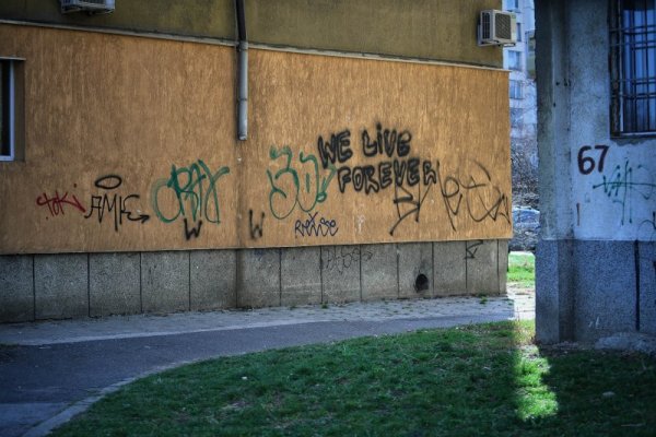 Глобиха създателя на мистериозните графити в София