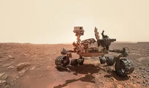 Марсоходът "Curiosity" за пръв път засне отблизо "паяжини" на Марс (ВИДЕО)