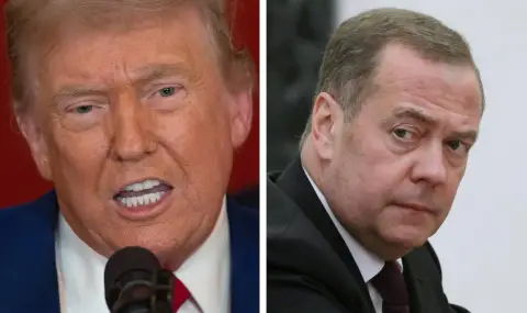 Тръмп заплаши Медведев с „най-могъщите оръжия, създавани някога“