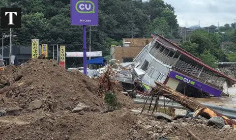 18 станаха жертвите на свлачищата в Южна Корея ВИДЕО