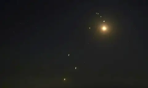 Десетки бойни дронове атакуваха Киев