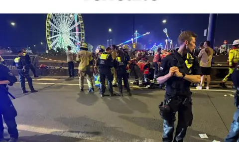 Най-малко 19 души бяха ранени при заря на панаира в германския град Дюселдорф