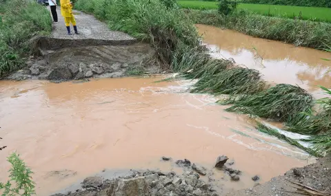 Проливни дъждове предизвикаха бедствие в Южна Корея: Двама загинали и над 1000 евакуирани
