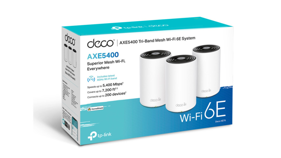TP‑Link Deco XE75 (3‑Pack) - система за истински бърз и стабилен интернет у дома