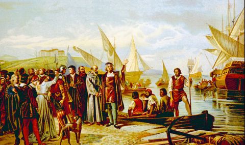 3 август 1492 г. Колумб потегля на запад към Индия...