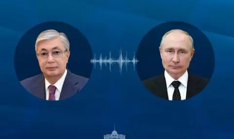 Токаев и Путин проведоха телефонен разговор