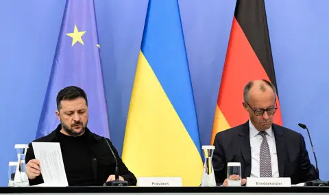 Зеленски има пълната подкрепа на Германия, каза канцлерът Мерц