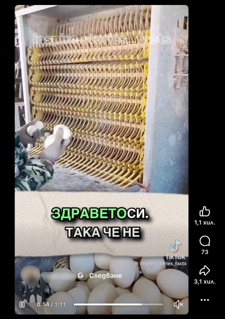 Не е вярно, че има фалшиви яйца на пазара в България