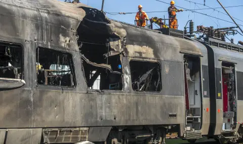 Руски удар разруши депо и унищожи 27 вагона край Киев