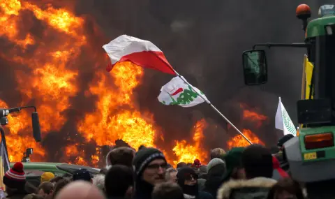 Белгийски земеделци блокираха магистрали и пътища