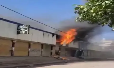 Пожар изпепели търговски център в Йемен, има загинал