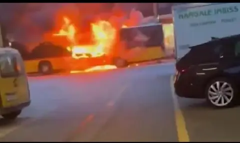 Шестима загинаха при пожар в автобус в Швейцария