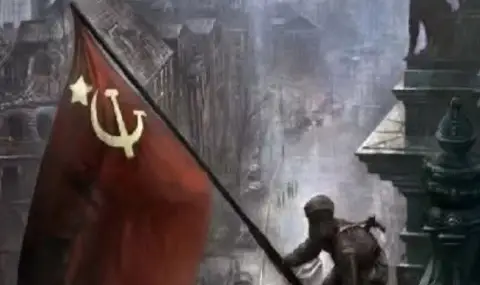 30 април 1945 г.: Знамето на Победата е поставено на Райхстага