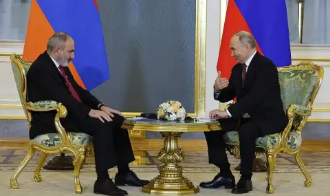 Владимир Путин предупреди Армения: Присъединяване към Европейския съюз е просто невъзможно