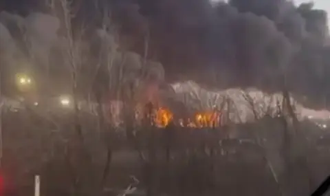 Украински дронове подпалиха петролни терминали в Тихорецк и Севастопол