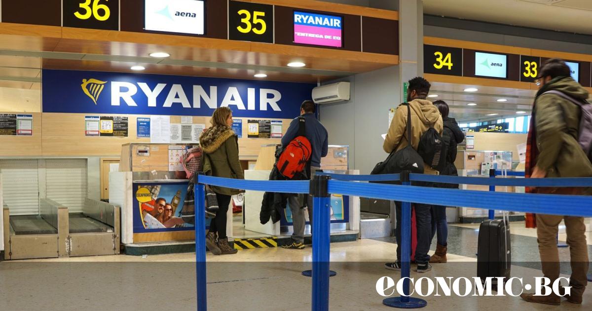 Ryanair с нови правила за багажа: Гишетата вече ще затварят по-рано