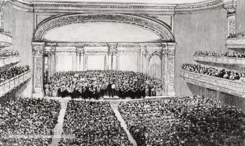 5 май 1891 г. Руският композитор Чайковски открива концертната зала "Карнеги Хол" в Ню Йорк