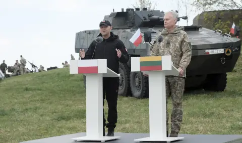 Полският президент наблюдава учение на НАТО край Сувалкския коридор