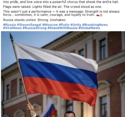Тази снимка на Стивън Сегал в Русия е генерирана от изкуствен интелект