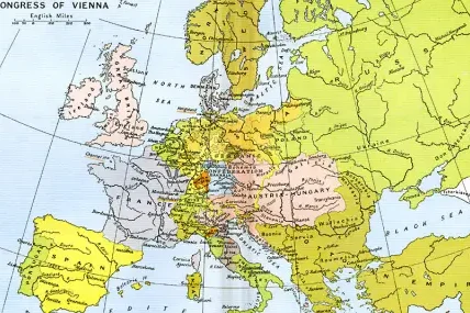 9 юни 1815 г. Виенският конгрес разделя Европа