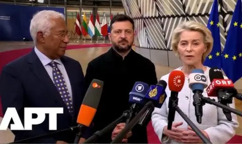 Лидерите на ЕС призоваха Русия за безусловно спиране на огъня и преговори за справедлив и траен мир ВИДЕО