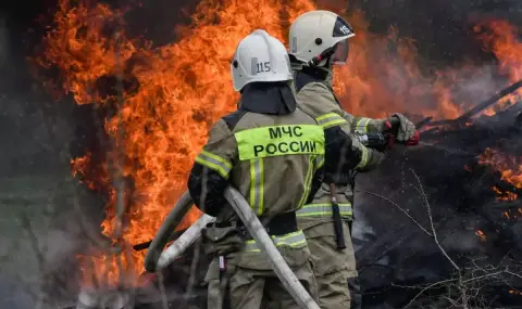 Украински дронове подпалиха стратегическото нефтено предприятие "Илски" край Краснодар ВИДЕО