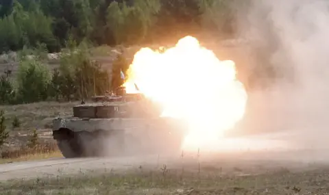 Украинските въоръжени сили загубиха танк „Леопард-2“ в зоната на Северния военен окръг