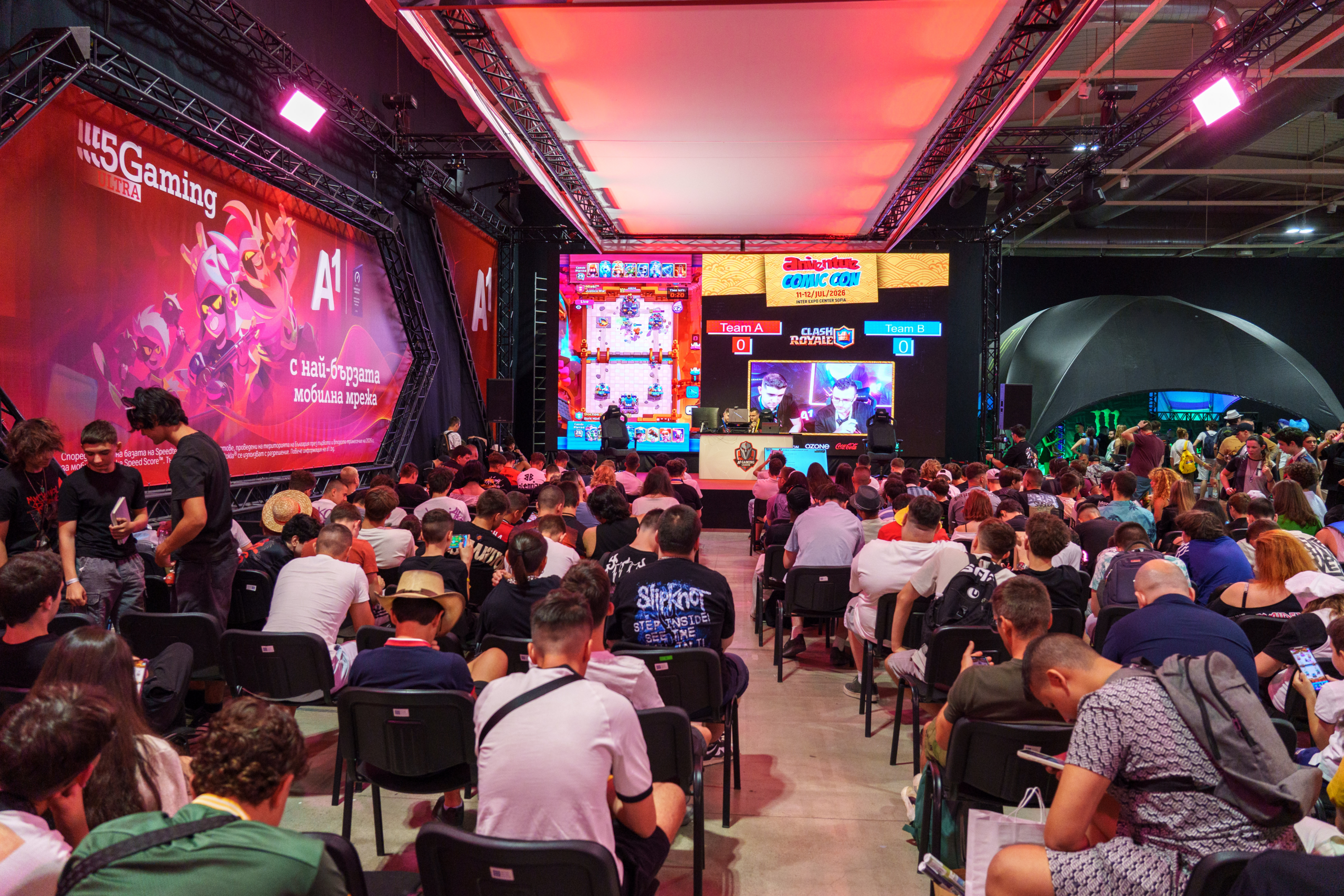 A1 Gaming League отново събра феновете на електронните спортове на Aniventure Comic Con 2026