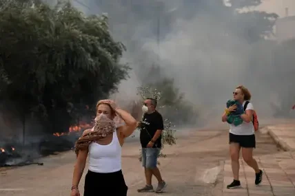 Голяма е опасността от възникване на пожари в Гърция