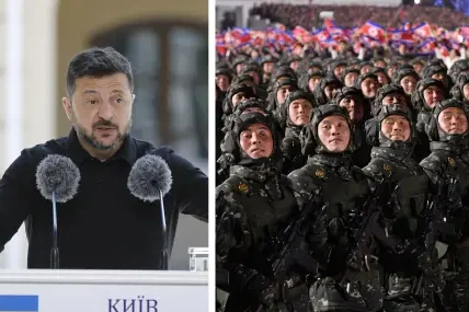 Зеленски заяви, че Украйна е била атакувана от "московските негодници и лудия режим в Северна Корея"