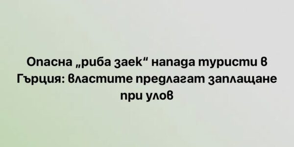 Лагоцефалус сцелератус – митове и факти за „опасната риба заек“ в Гърция