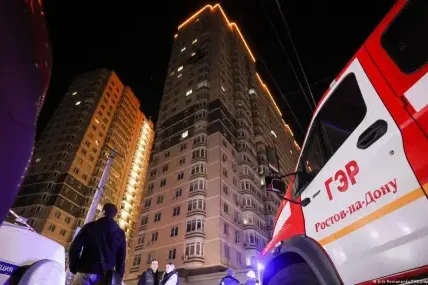 Съпрузи загинаха след атака срещу Ростов на Дон, градът гори