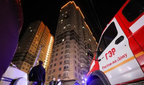 Съпрузи загинаха след атака срещу Ростов на Дон, градът гори