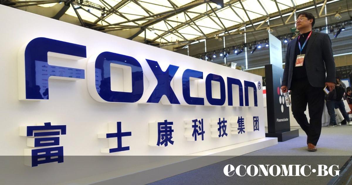 Foxconn отчете 40% ръст на приходите