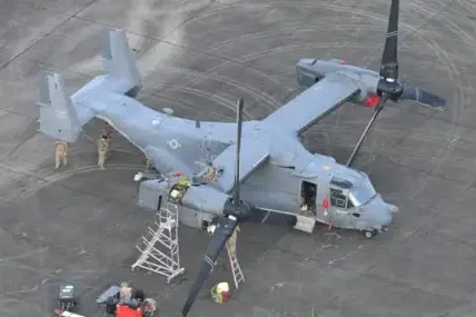 Американски конвертоплан Osprey кацна аварийно в Япония