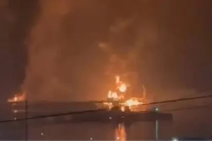 Масирана атака с дронове парализира пристанище Новоросийск