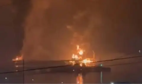 Масирана атака с дронове парализира пристанище Новоросийск