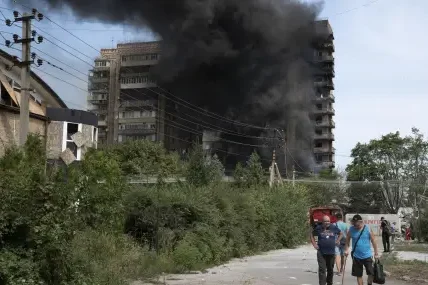 На стотици семейства в украинския град Краматорск бе наредено да се евакуират