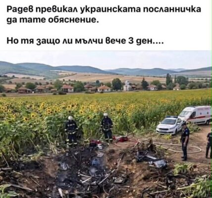 Не, тези изображения не показват дрона, паднал край с. Кардам