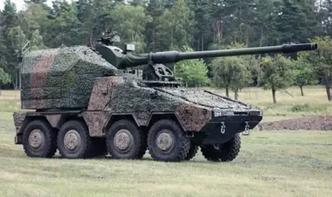 Немските самоходни колесни гаубици RCH-155 вече са в Украйна