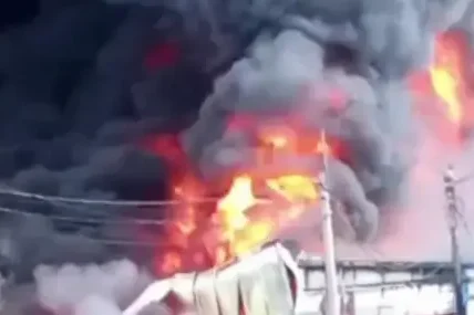 Пожар в Брянск: Четирима ранени в склад на „Газпром“