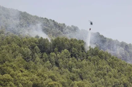 Пожари застрашиха жилищни сгради край Требине, босненската армия се включи в гасенето