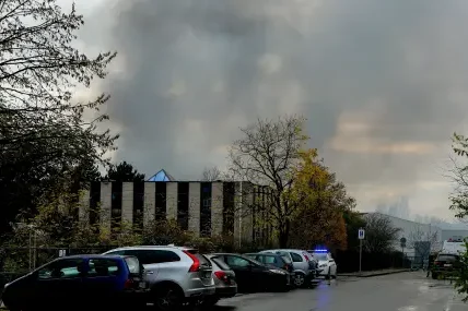 Пожарът в Белгия спря преди германската граница