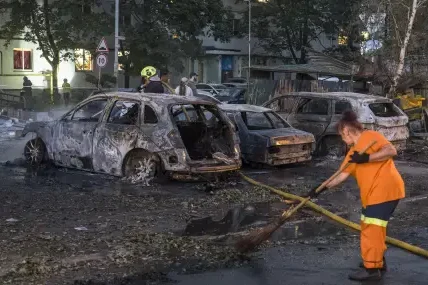 Ракета е паднала до посолството на Литва в Киев