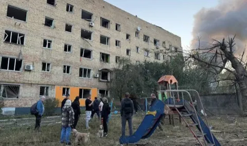 Дронове отново удариха Киев, ранена е жена